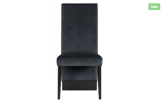 D12 Dinning Table - White/Black + D12 Dinning Chair - Black