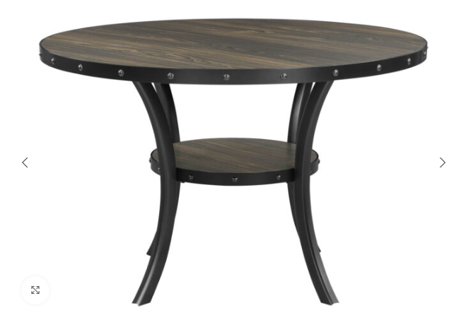 D1622 Dinning Table + D1622 Dinning Chair - Grey