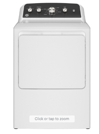 GE 7.2 CU.FT. Vented Electric Dryer in White