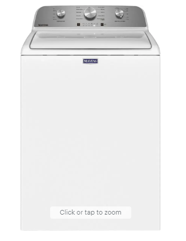 Maytag - 4.5 Cu. Ft. High Efficiency Top Load Washer with Deep Fill - White