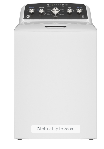 GE High-Efficiency White Top Load Washer
