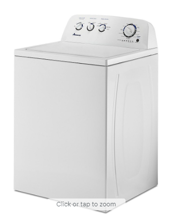 Amana - 3.8 Cu. Ft. High Efficiency Top Load Washer with with High-Efficiency Agitator - White
