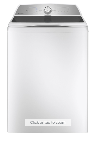 GE Profile - 5.0 Cu Ft High Efficiency Smart Top Load Washer with Smarter Wash Technology, Easier Reach & Microband Technology - White