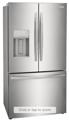Frigidaire - 22.6 Cu. Ft. Counter-Depth French Door Refrigerator - Stainless Steel