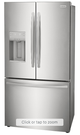 Frigidaire - 22.6 Cu. Ft. Counter-Depth French Door Refrigerator - Stainless Steel