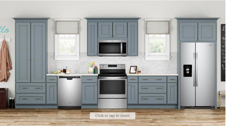 21.4 CU. Refrigerator Whirlpool Side by Side in SS