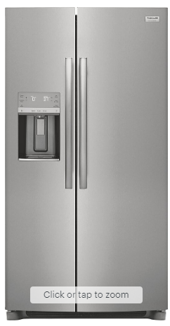 Frigidaire - Gallery 25.6 Cu. Ft. Side-by-Side Refrigerator - Stainless Steel