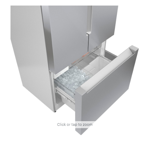 Bosch - 800 Series 22 Cu. Ft. French Door Counter-Depth Smart Refrigerator with Farm Fresh System - Stainless Steel