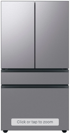 Samsung - Open Box BESPOKE 29 cu. ft 4-Door French Door Refrigerator with AutoFill Water Pitcher - Stainless Steel