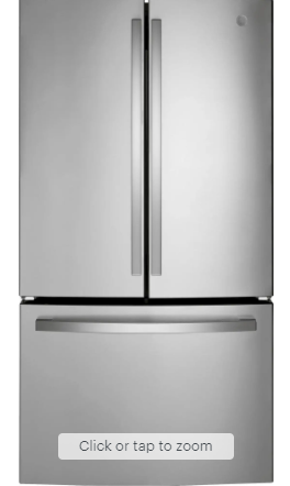 GE - 27.0 Cu. Ft. French Door Refrigerator with Internal Water Dispenser - Stainless Steel