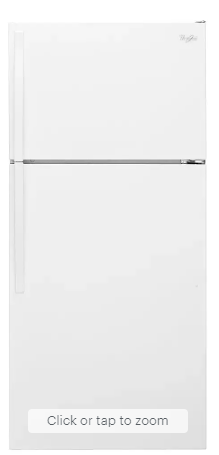 Whirlpool - 14.3 Cu. Ft. Top-Freezer Refrigerator - White