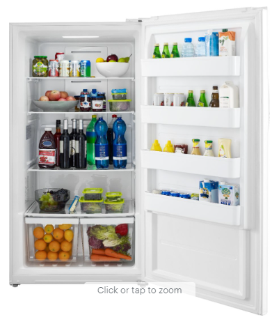Insignia™ - 17 Cu. Ft. Garage Ready Convertible Upright Freezer with ENERGY STAR Certification - White