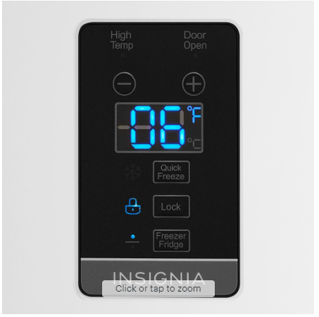 Insignia™ - 17 Cu. Ft. Garage Ready Convertible Upright Freezer with ENERGY STAR Certification - White