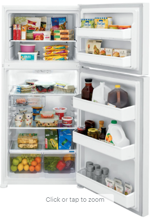 Frigidaire - 18.3 Cu. Ft. Top-Freezer Refrigerator - White