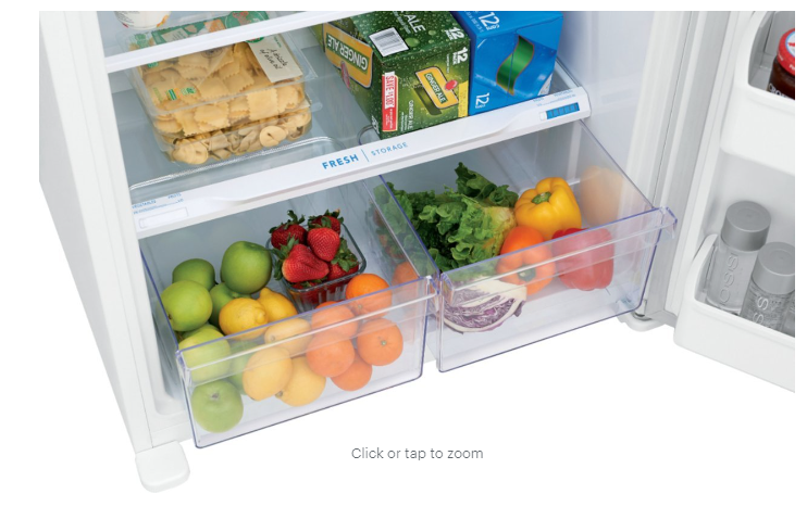 Frigidaire - 18.3 Cu. Ft. Top-Freezer Refrigerator - White