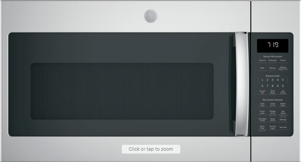 GE - 1.9 Cu. Ft. Over-the-Range Microwave with Sensor Cooking - Stainless Steel