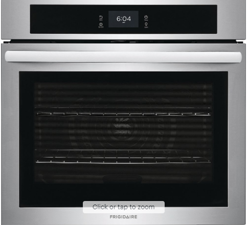 Frigidaire - 30" Built-in Single Electric Wall Oven with Fan Convection - Stainless Steel