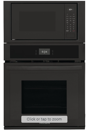 Frigidaire - 27" Built-in Electric Wall Oven/Microwave Combination - Black