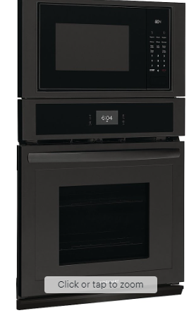 Frigidaire - 27" Built-in Electric Wall Oven/Microwave Combination - Black