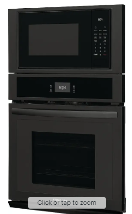 Frigidaire - 27" Built-in Electric Wall Oven/Microwave Combination - Black