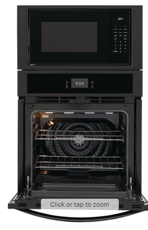 Frigidaire - 27" Built-in Electric Wall Oven/Microwave Combination - Black