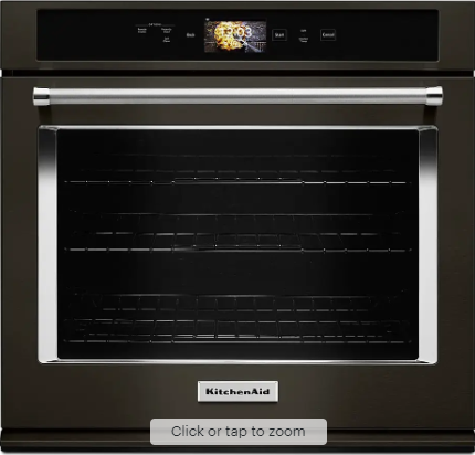 KitchenAid - Smart Oven+ 30" Built-In Single Electric Convection Wall Oven -  Stainless Steel