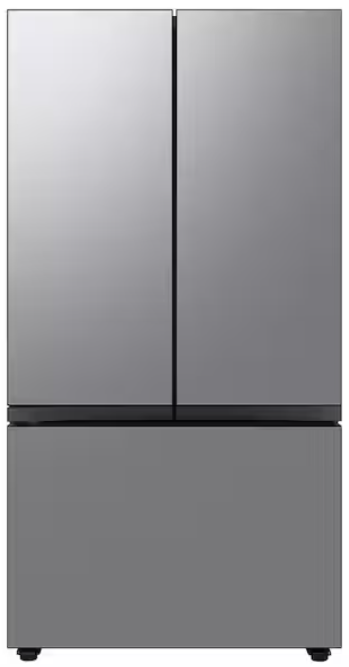 Samsung Bespoke 36 in. 24 cu. ft. Counter Depth Door French Door Smart Refrigerator in Stainless Steel with Beverage Center
