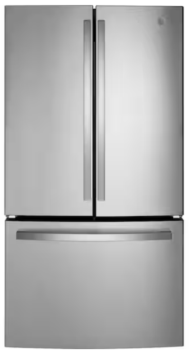 GE 27 cu. ft. French Door Refrigerator in Fingerprint Resistant Stainless with Internal Dispenser/ENERGY STAR
