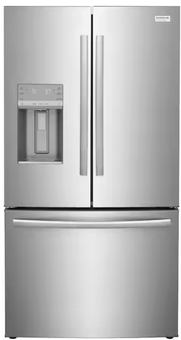 Frigidaire Gallery 36 in. 28 cu. ft. Standard Depth French Door Refrigerator in Smudge-Proof Stainless Steel