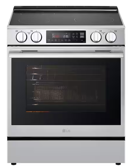 LG 30 IN 6.3 CU. FT. 4- ELEMENT INDUCTION SLIDE-IN RANGE STAILESS STEEL WITH PROBAKE CONVECTION