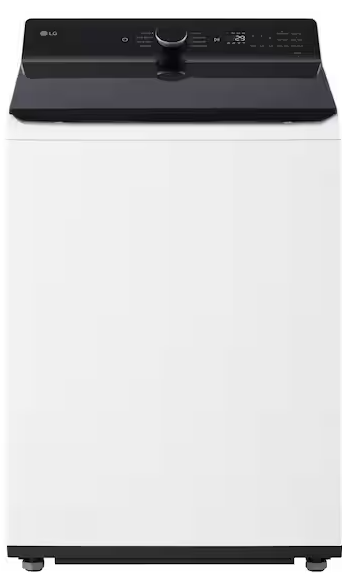 LG 5.5 cu. ft. SMART Top Load Washer in Alpine White with Impeller, Easy Unload and TurboWash3D Technology
