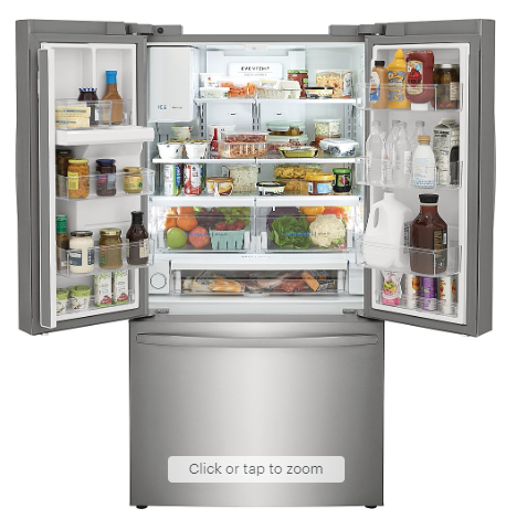 Frigidaire - 27.8 Cu. Ft. French Door Refrigerator - Stainless Steel