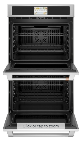 Café - 30" Built-In Double Electric Convection Wall Oven, Customizable - Stainless Steel