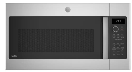 GE Profile - Profile Series 1.7 Cu. Ft. Convection Over-the-Range Microwave with Sensor Cooking and Chef Connect - Stainless Steel